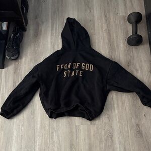 Fear of God Black Garment with Subtle Branding